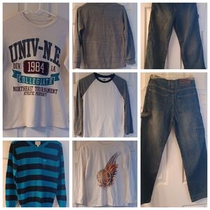 BACK TO SCHOOL Boy's Clothing Size 10/12 CANYON RIVER BLUES, OLD NAVY, & MORE